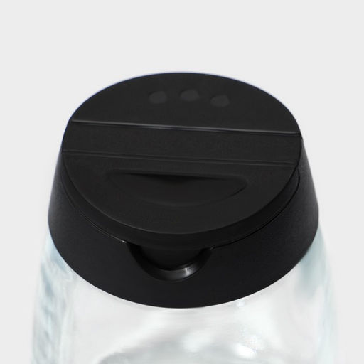 Баночки для специй с пластмассовой крышкой Доляна «Отто», набор 4 шт.: 140 мл, 6.2×8.4 см, стекло