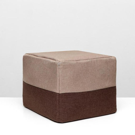 Дом трансформер Квадрат, рогожка, поролон, 43 х 42 х 34 см, бежево-коричневый - Пижон фото 2