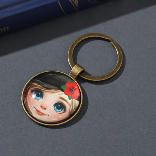 Набор: брелок для ключей и значок для одежды, рюкзак Малыши, 6?11 см