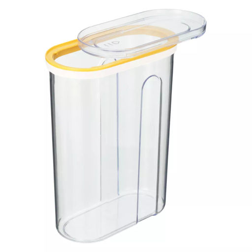 ЁМКОСТЬ ДЛЯ СЫПУЧИХ ПРОДУКТОВ С КРЫШКОЙ (СЛАЙДЕРОМ) 1,5Л (Желтый) - Phibo фото 3