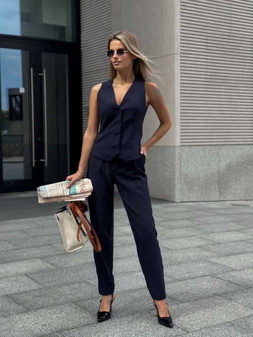 Костюм DilanaVIP 2120 темно-синий - Dilana vip фото 5