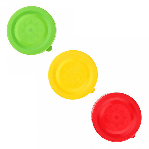 Крышка полиэтиленовая хозяйственная СКО д82мм - классическая, "Виктория", цвета микс (Россия)