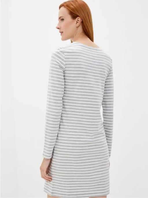 Платье прямого кроя в полоску - Incity фото 5