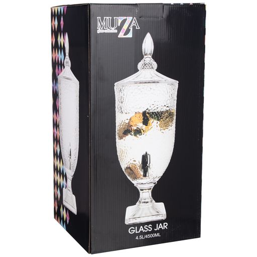 ДИСПЕНСЕР ДЛЯ НАПИТКОВ ЛИМОНАДНИЦА MUZA 4,5 Л / 19,5*19,5*52 СМ