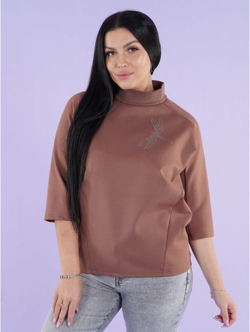 Афродита кофта женская черный - Lovetex фото 6