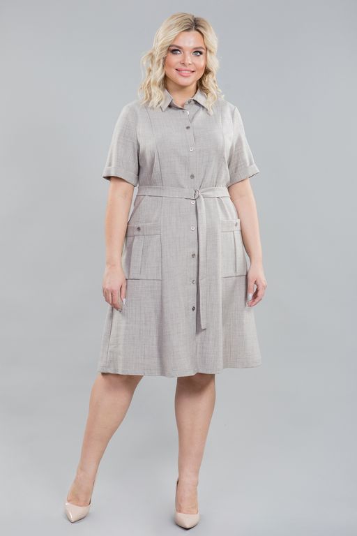 Платье 1004 песочный - Novita фото 3