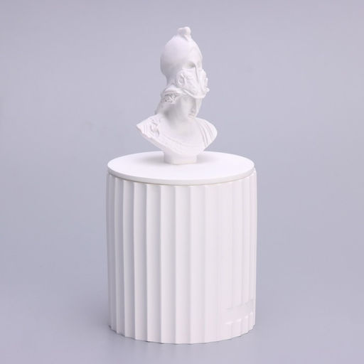 Ароматическая свеча в подсвечнике Бог Арес, 13?7 см, цветущий жасмин, соевый воск, 160 г