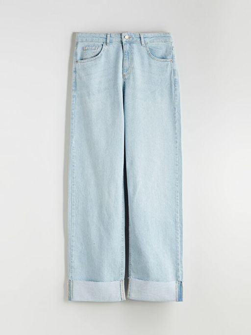 Straight Fit Kad?n Jean Pantolon