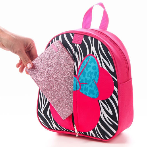 Рюкзак детский для девочки, на молнии, розовый, 23?27 см, Минни Маус - Disney фото 8