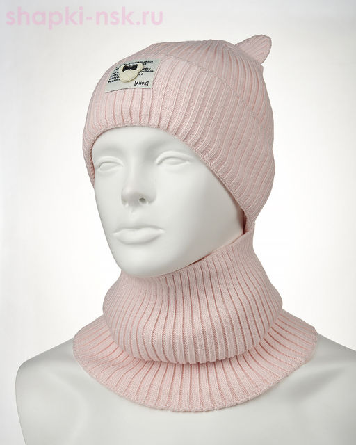 02-96-M Комплект флис (колпак+снуд) (50-52)