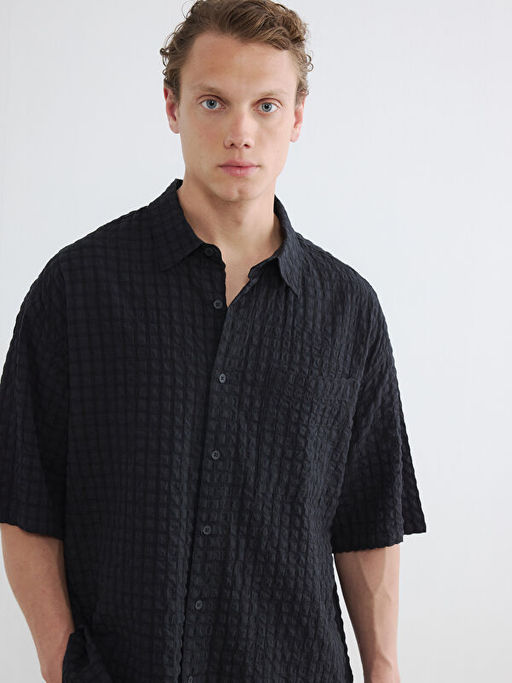 Рубашка мужская Regular Fit текстурная