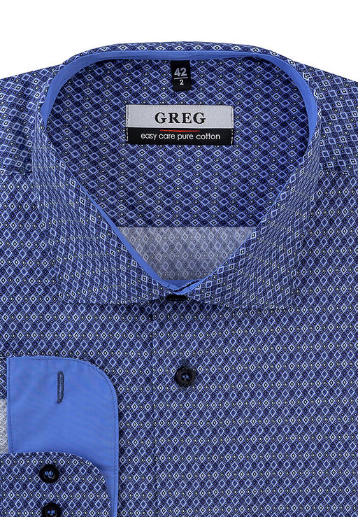 Сорочка мужская длинный рукав GREG 223/131/1239/Z/1_GB