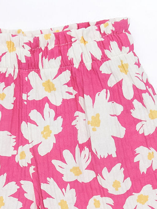 Beli Lastikli ?i?ekli K?z Bebek ?ort