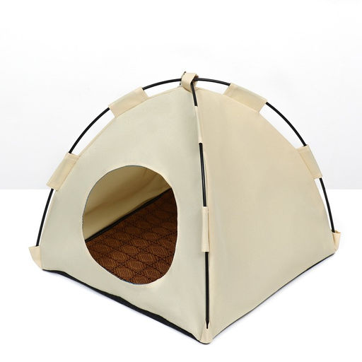 Домик для животных Шалаш, 40 х 40 х 37 см, бежевый - Пижон фото 3