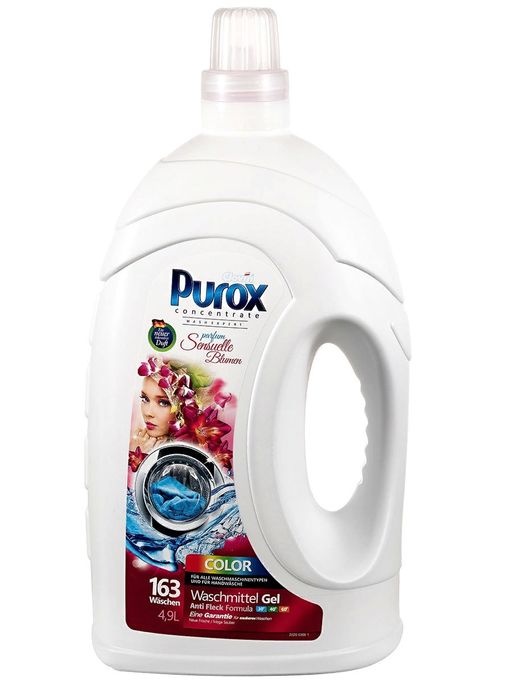 Универсальный гель для стирки парфюмированный PUROX Color 4,9 л  фото 3