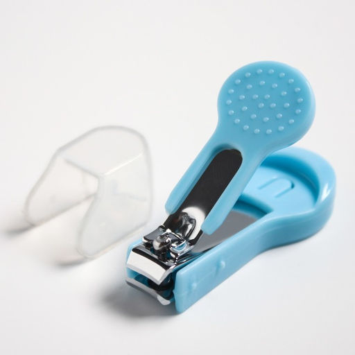 Детский маникюрный набор: ножницы, книпсер, пилка, голубой