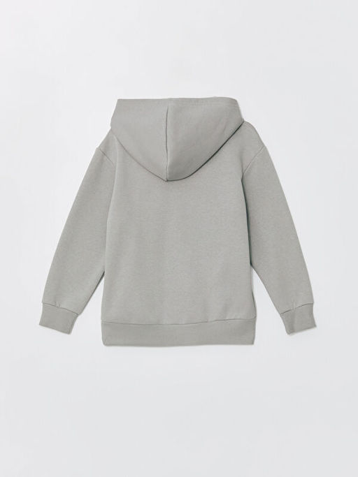 Kap??onlu Smileyworld Bask?l? Erkek ?ocuk Sweatshirt - Waikiki фото 3