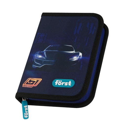 Пенал 1 отд. 200*140мм, с откидной планкой F?rst "Extra Power" (FT-PK-112517) полиэстер