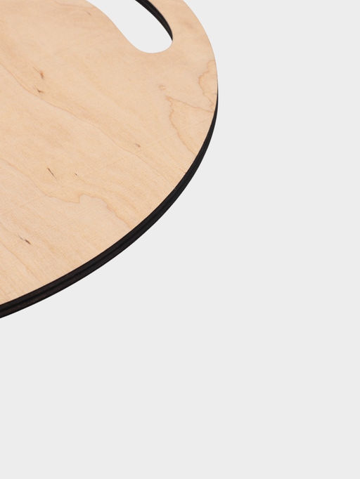 Доска разделочная сувенирная Дарим Красиво Символ года. С новым годом, d=25.5 см, дерево, разноцветная