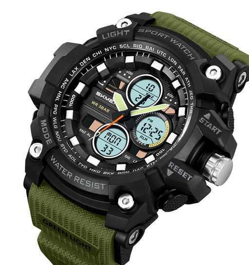 Часы наручные Skmei мужские электронные спортивные 2349green