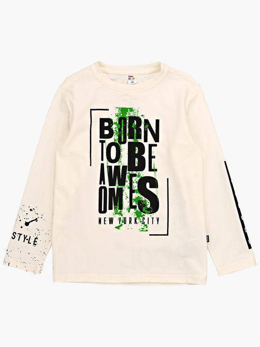 Лонгслив для мальчика с принтом UD 7764 касар - Mini maxi фото 5