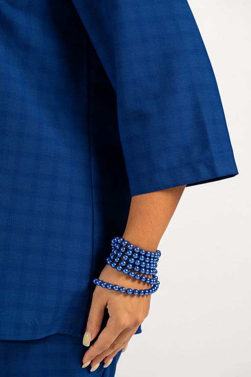 Блузка ТБ-127 клетка василек