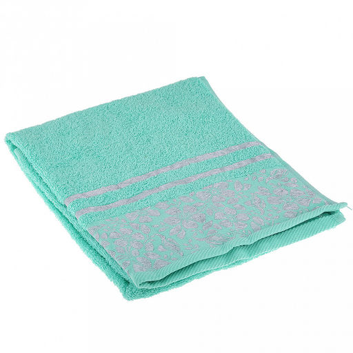 Полотенце махровое Незабудки 50х90см, гладкокрашенное, 375г/м2, светло-мятный (Россия) - Домашняя мода фото 4