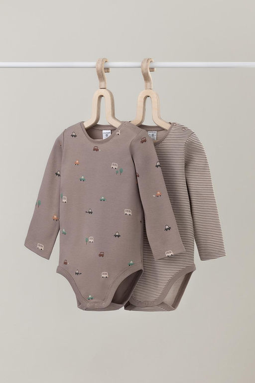 Crockid _ К 6342-2уп/быстрые машинки,полоска набор полукомбинезон (боди) яс