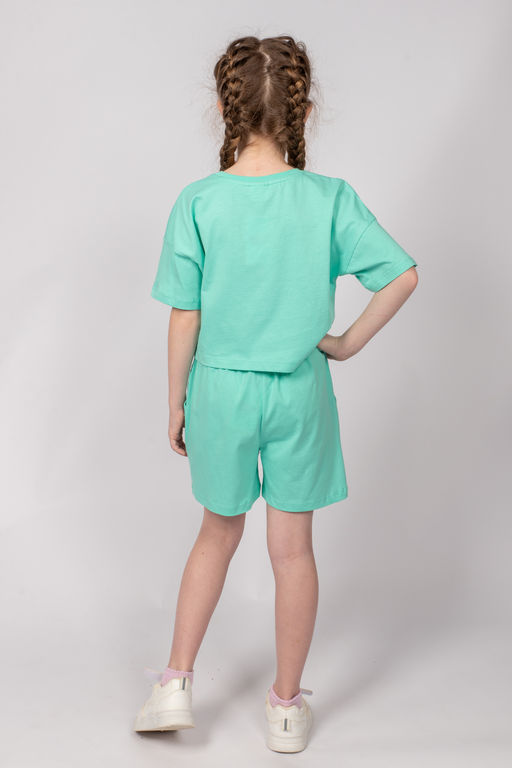 Шорты для девочки 101279 Ментол* 405 Lets go - Let's go фото 11