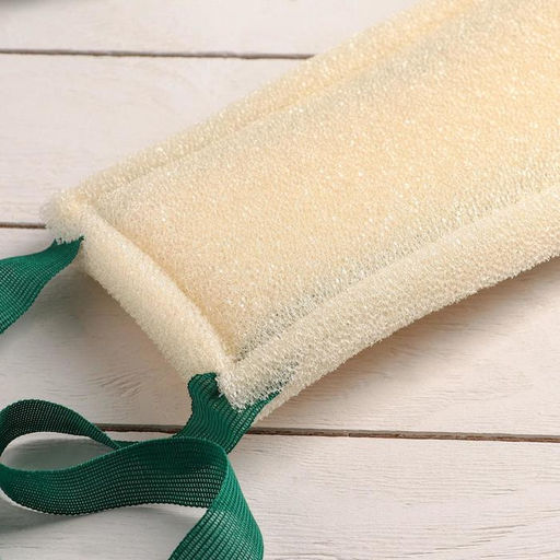 Губка для тела жёсткая «Шахтёрская», 36.5×11.5 см, МИКС