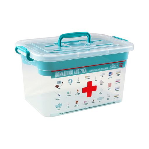 Контейнер для аптечки 6,5л 310*200*180 с вкладышем - Полимербыт фото 2