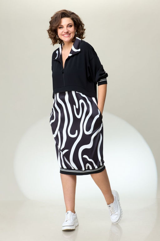 Платье INVITE 4083 черный дизайн - Mira fashion фото 64