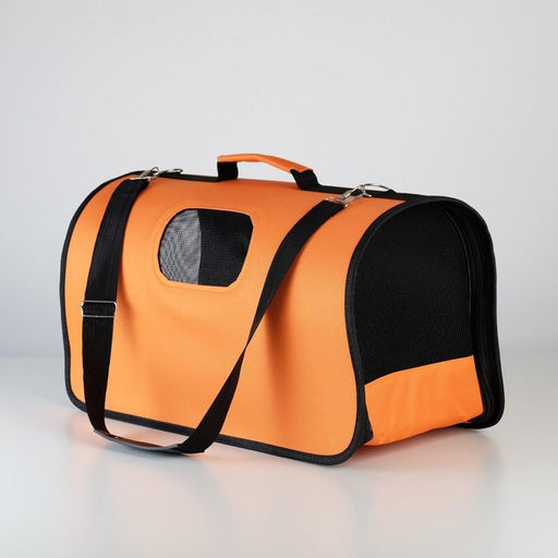 Сумка - переноска раскладная, каркасная Особо опасен 52x22x29 см - Пушистое счастье фото 5