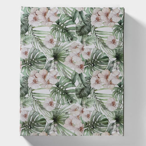 Блюдо сервировочное с ручками Доляна «Лист», 29×3.3 см, зелёное