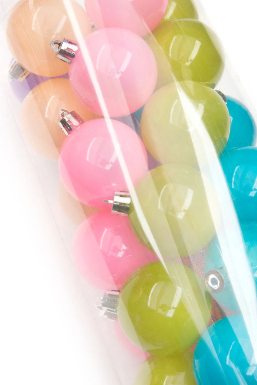 Набор новогодних шаров 5 см (30 шт) SF-8000, микс - Больше подарков фото 6