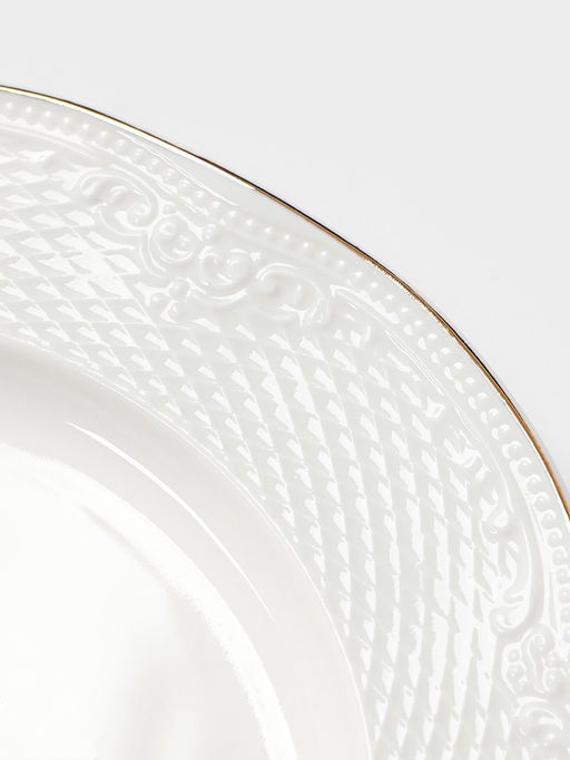 Тарелка WY Empire, d=18 см, фарфор, белая