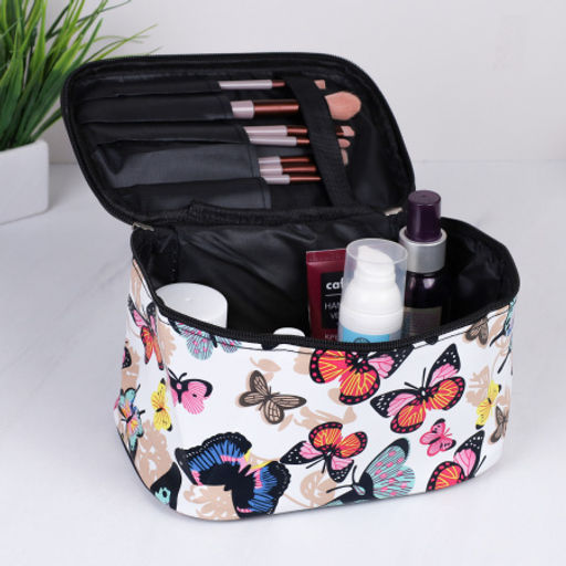 Косметичка 22х14х13 см / IU-27 /уп 100/белая бабочка - ГалеонТрейд фото 3