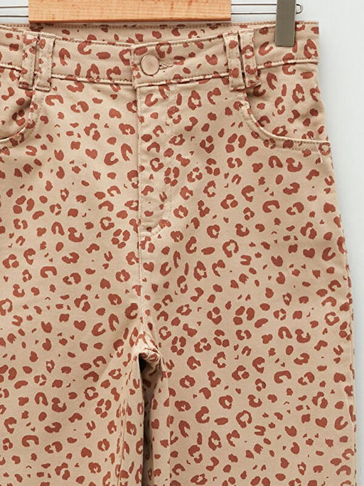 Desenli K?z ?ocuk Gabardin Pantolon - Waikiki фото 3