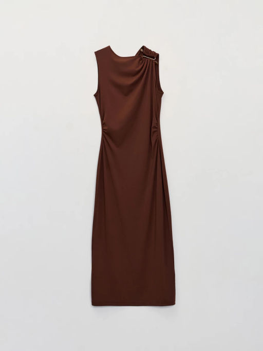 Платье длины миди с брошью ZR2605022923-21 / Zarina