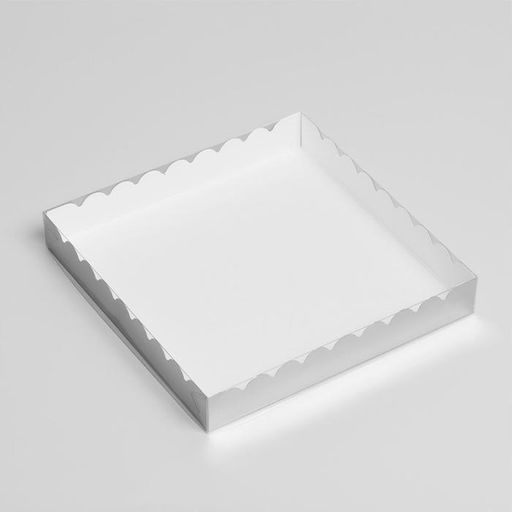 Цена за 10 шт. Коробочка для печенья, серебряная, 20 х 20 х 3 см - Simaland фото 4