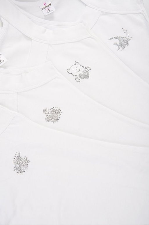 Майка с аппликацией из страз для девочки Baykar  фото 7