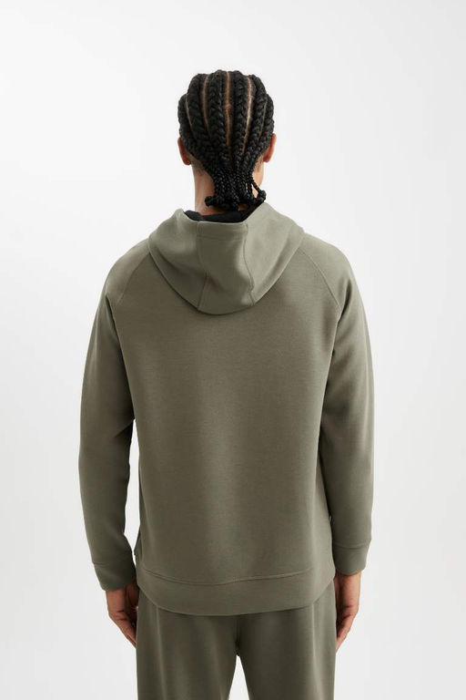 DeFactoFit Спортивная толстовка стандартного кроя с капюшоном для подводного плавания  фото 7