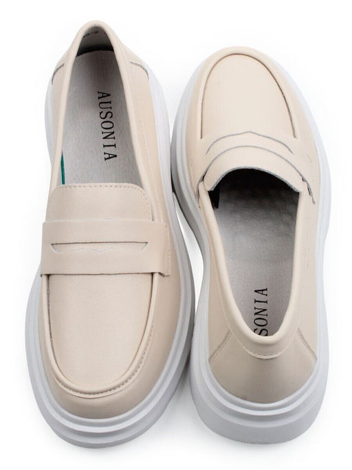 06-YE290-3 BEIGE Туфли женские (натуральная кожа)