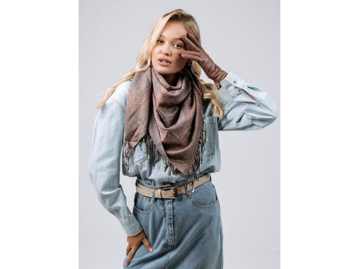 Платок Lanotti двухсторонний Симфония форм/№63