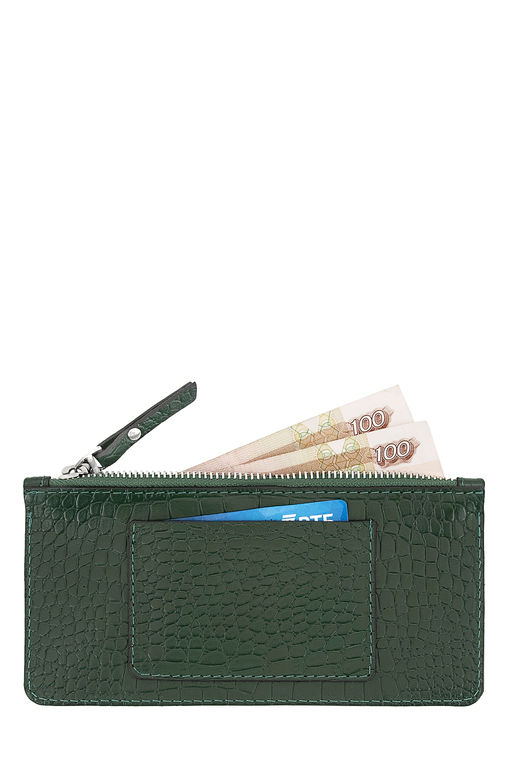 Кошелёк на молнии MK-499.4 зеленый