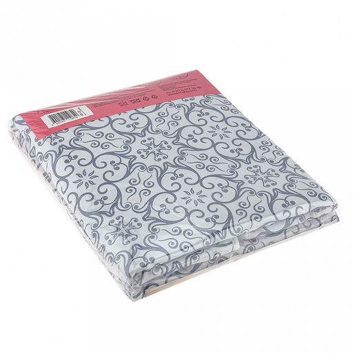 Чехол для гладильной доски хлопчатобумажный 130х46см, прокладка из поролона, основа Fibretex, размер доски 125х40см (Россия)