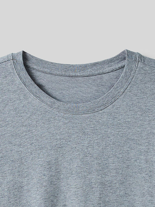 Футболка базовая прямая мужская серая - Mark formelle фото 6