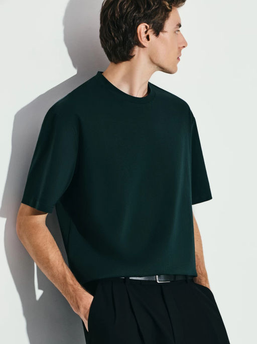 Футболка regular fit из хлопка / Zarina