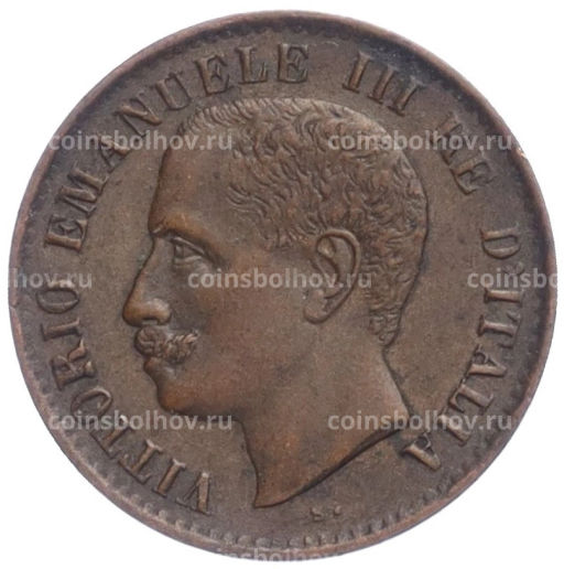 Монета 1 чентезимо 1904 года Италия