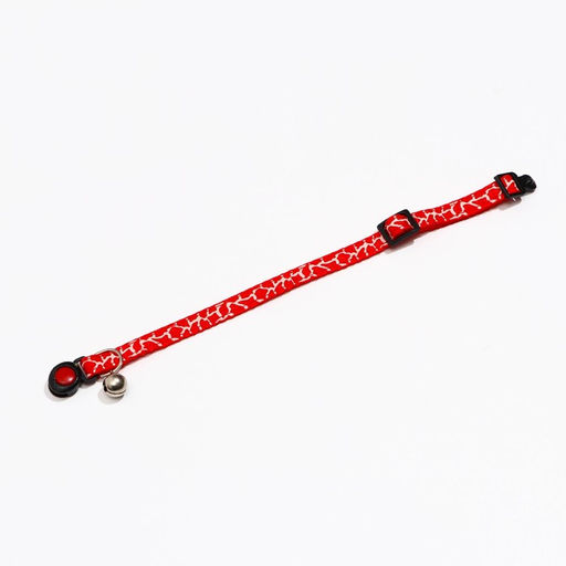 Ошейник кошачий Жираф, 30 х 1 см, красный - Пижон фото 3